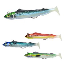 Artificiale JLC Real Fish Esca Siliconica Vertical Shore Jigging Spinning NEW