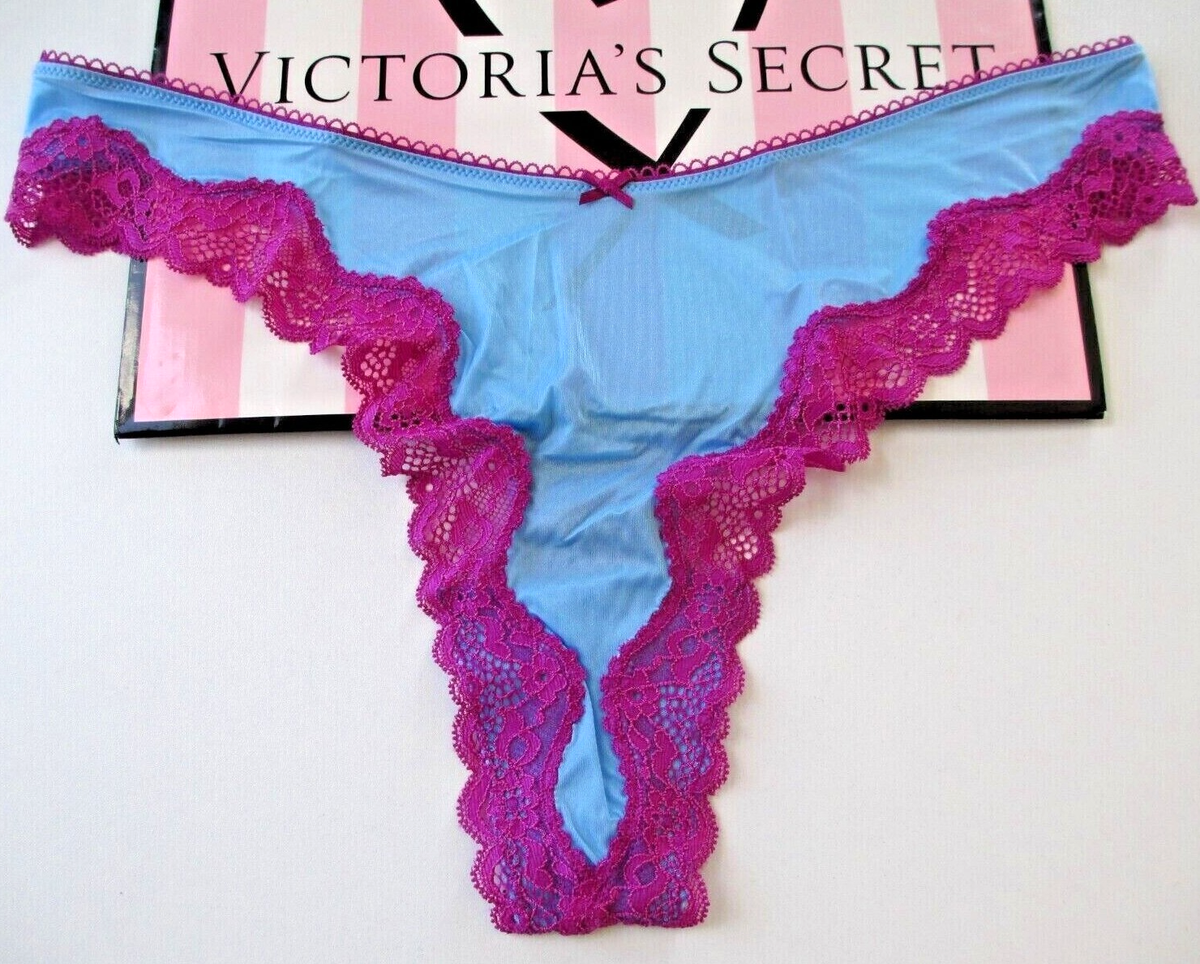 Lot De 7 Strings Victoria's Secret – Couleurs Vives – Taille M – Neuf Avec étiquettes