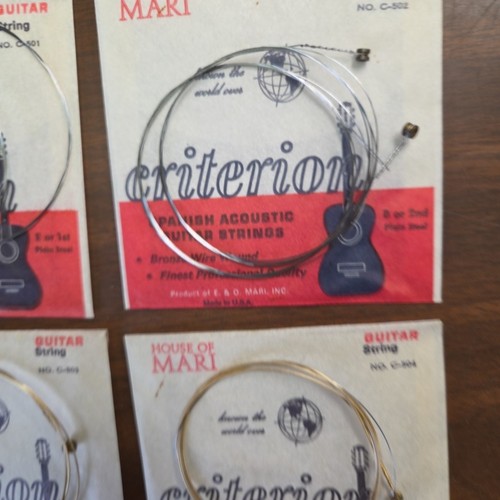 Criterion Spainish Acoustic Guitar 8 Strings House Of Mari Bronze C500 10-50 NOS - Afbeelding 15 van 16