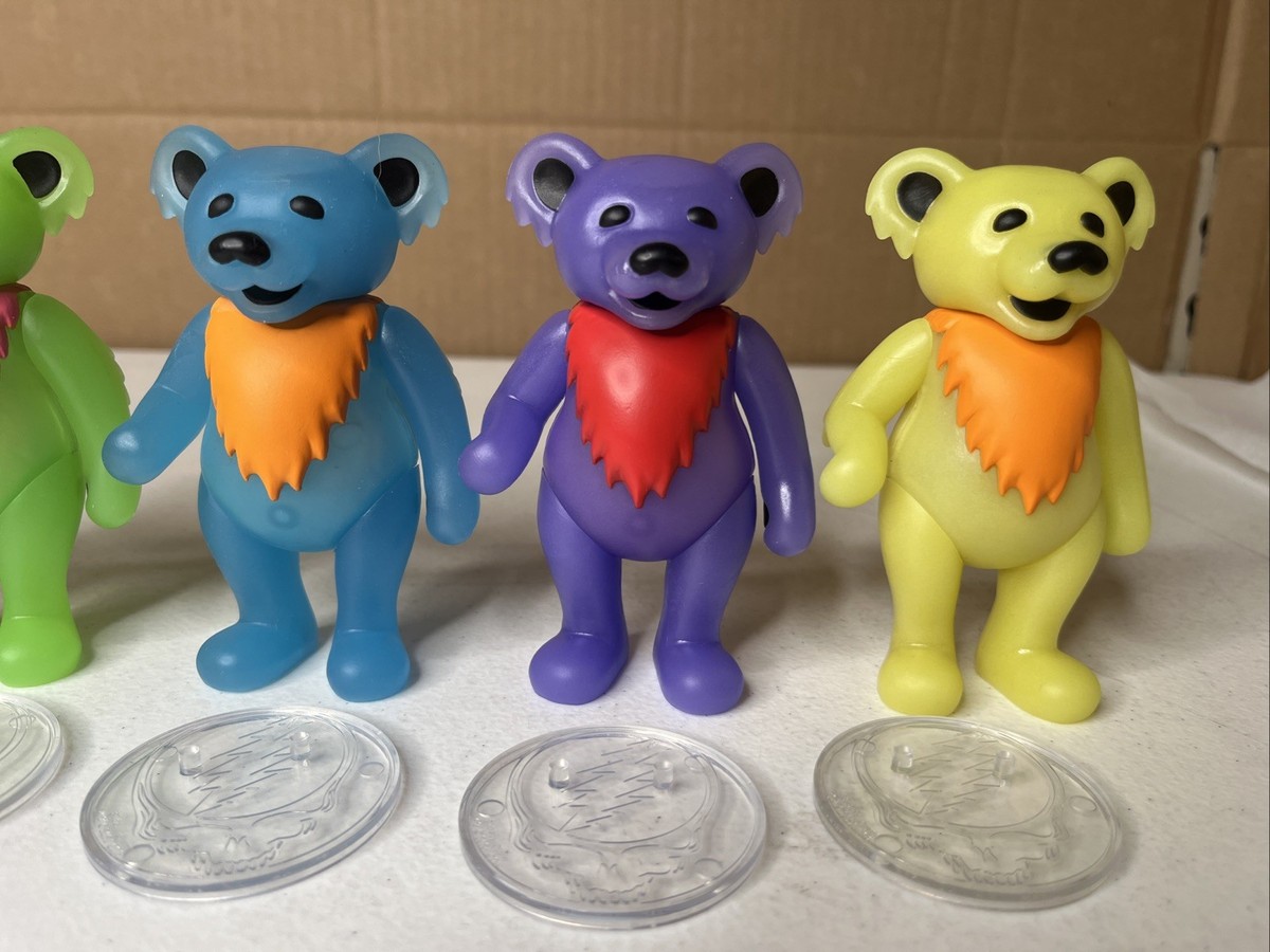 Super 7 Grateful Dead Dancing Bears Glow In the Dark Action