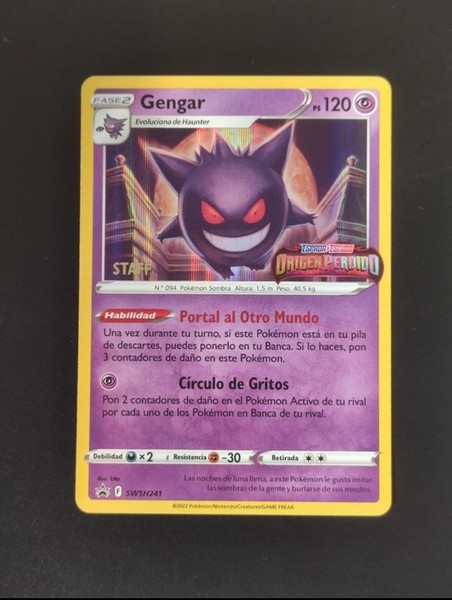 Carta Gengar Promo Staff