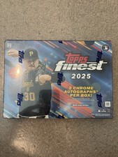 2025 TOPPS FINEST BASEBALL HOBBY BOX FACTORY SEALED (2 AUTOS GUARANTEED) 