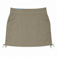 Columbia Anytime Casual Skort Size XXL, Tan Active Cinch Tie Side Golf NEW