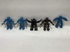 Vintage Arco Rogun Robots Plastic Space Toy Figures Lot Of 5 1980s