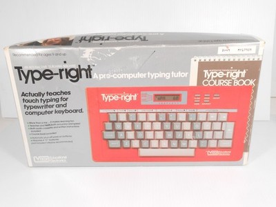 V-Tech Type Right Educational Electronic Typing Tutor Keyboard #80-0830