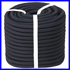 Double Braided Polyester Rope 1/2 in x 50 ft Strong Arborist Rigging Rope 48 ...