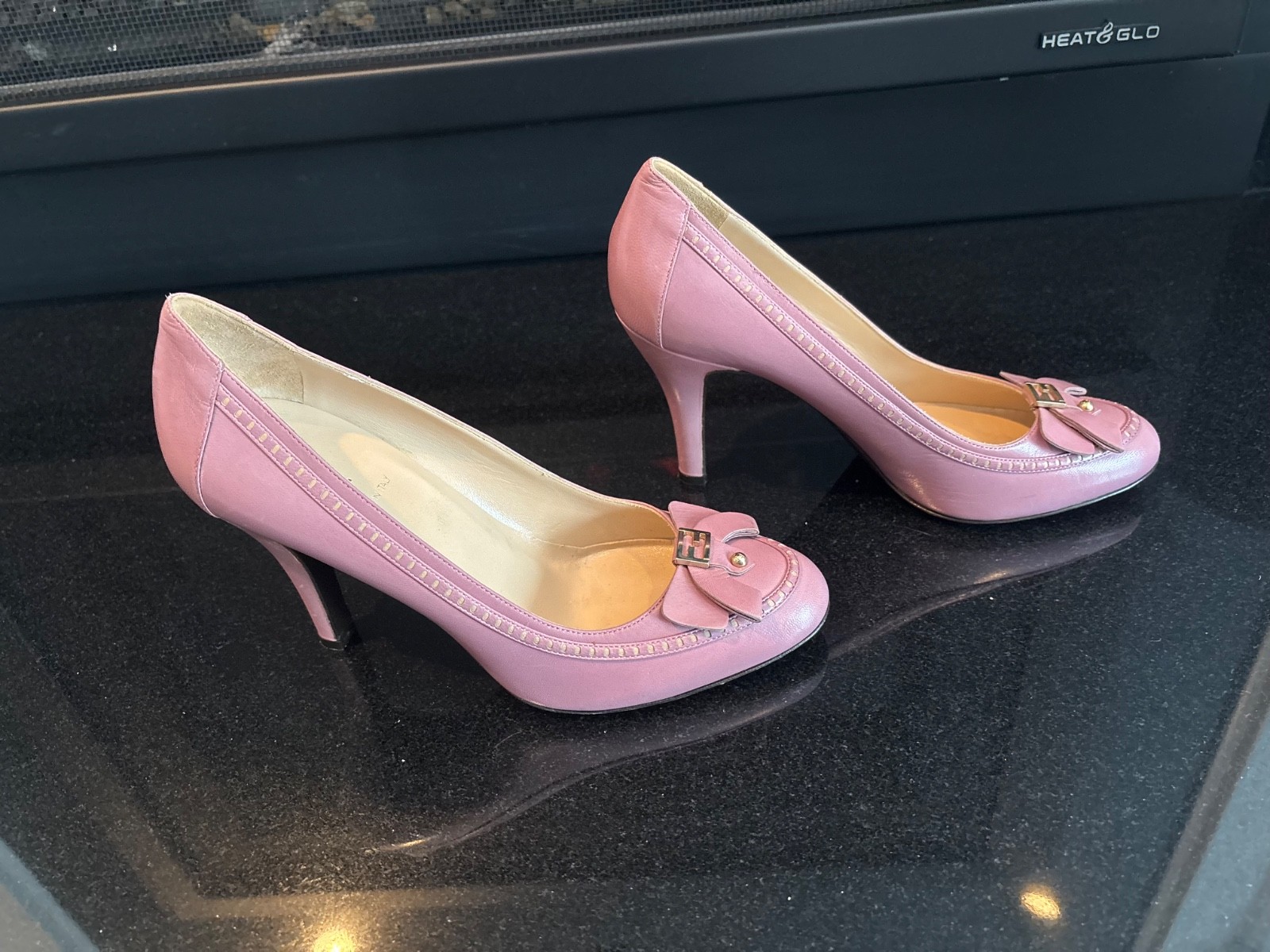 Excellent condition vintage Fendi feminine spring pumps sz 38  thumbnail 9