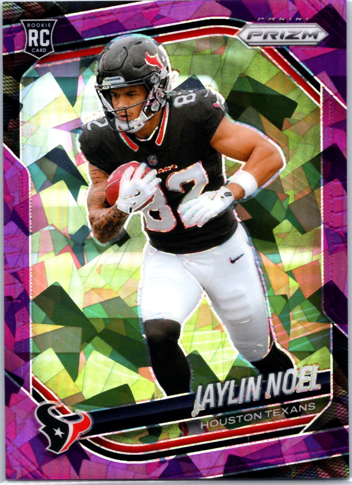 2025 Panini Prizm JAYLIN NOEL Purple Ice /225 #386 Houston Texans LH