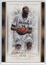 2015 Panini National Treasures College Century Gold /10 Andre Drummond #5 os8