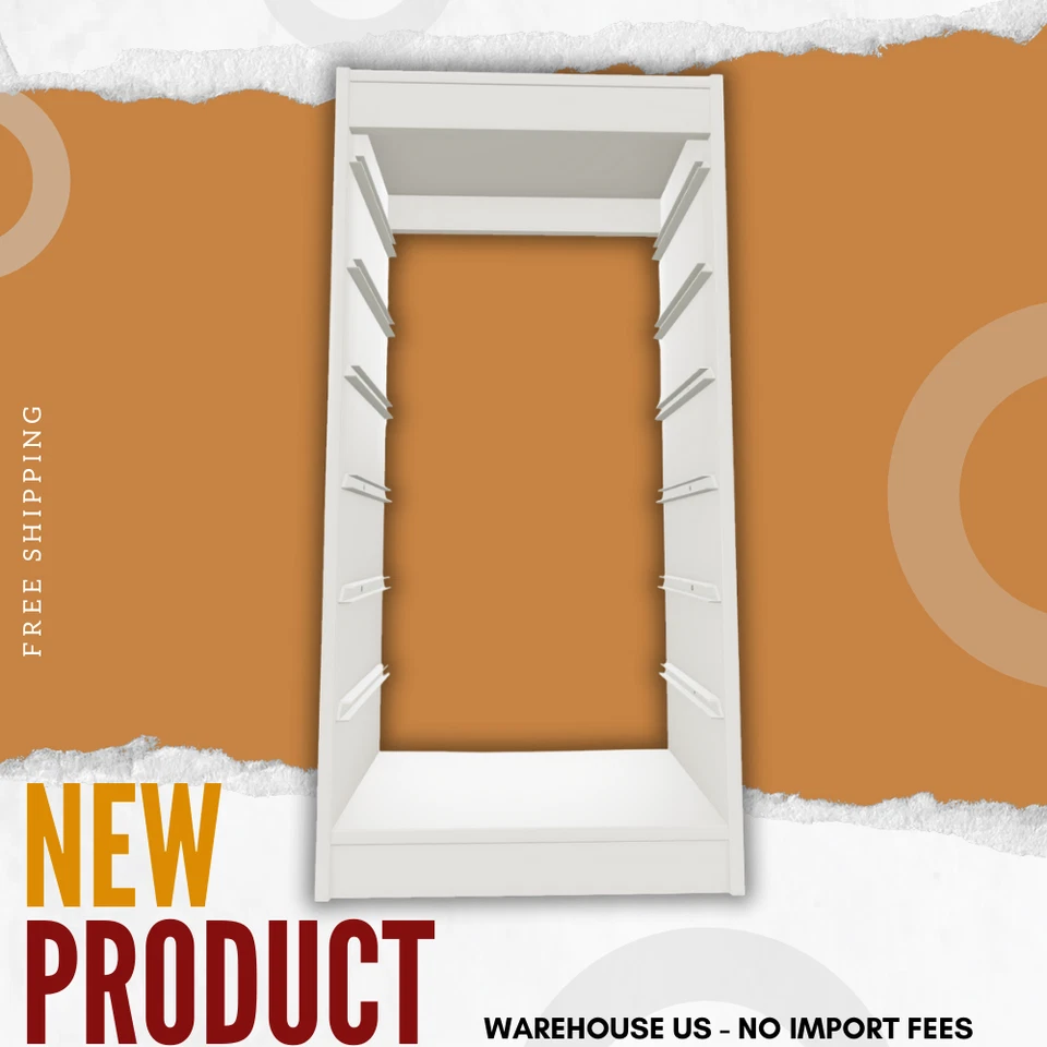 Cuadro IKEA TROFAST NUEVO, Blanco y Gris, 18 1/8x11 3/4x37"; ENVÍO GRATUITO Foto 2 de 3