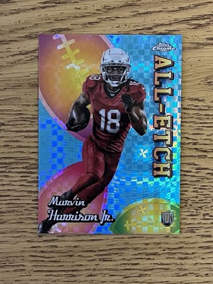 2024 Topps Chrome - All-Etch Marvin Harrison Jr. #CAE-MH X-Fractor (RC)