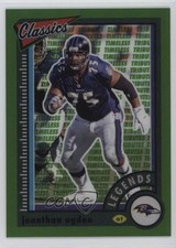 2022 Classics Timeless Tributes Premium Edition Green 10/20 Jonathan Ogden 07qw