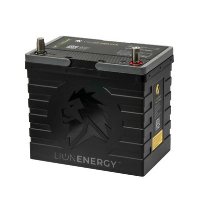 Lion Energy Lithium Rechargeable Deep Cycle Battery, Bluetooth, UT1300 BT, Black