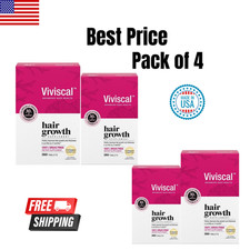 Viviscal Hair Growth Supplement for Women Biotin Marine Collagen 180 Tablets 4Pk