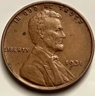 1931 Lincoln Wheat Cent Philadelphia Depression Era VF Honest Circulated BN1147