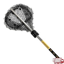 Premium Rubber Landing Net Bass Walleye Trout Freshwater Fishing 36in Handle New