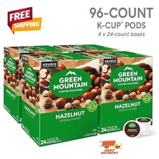 Green Mountain Coffee Roasters Hazelnut, Light Roast Coffee K-Cup pods, 96 Count