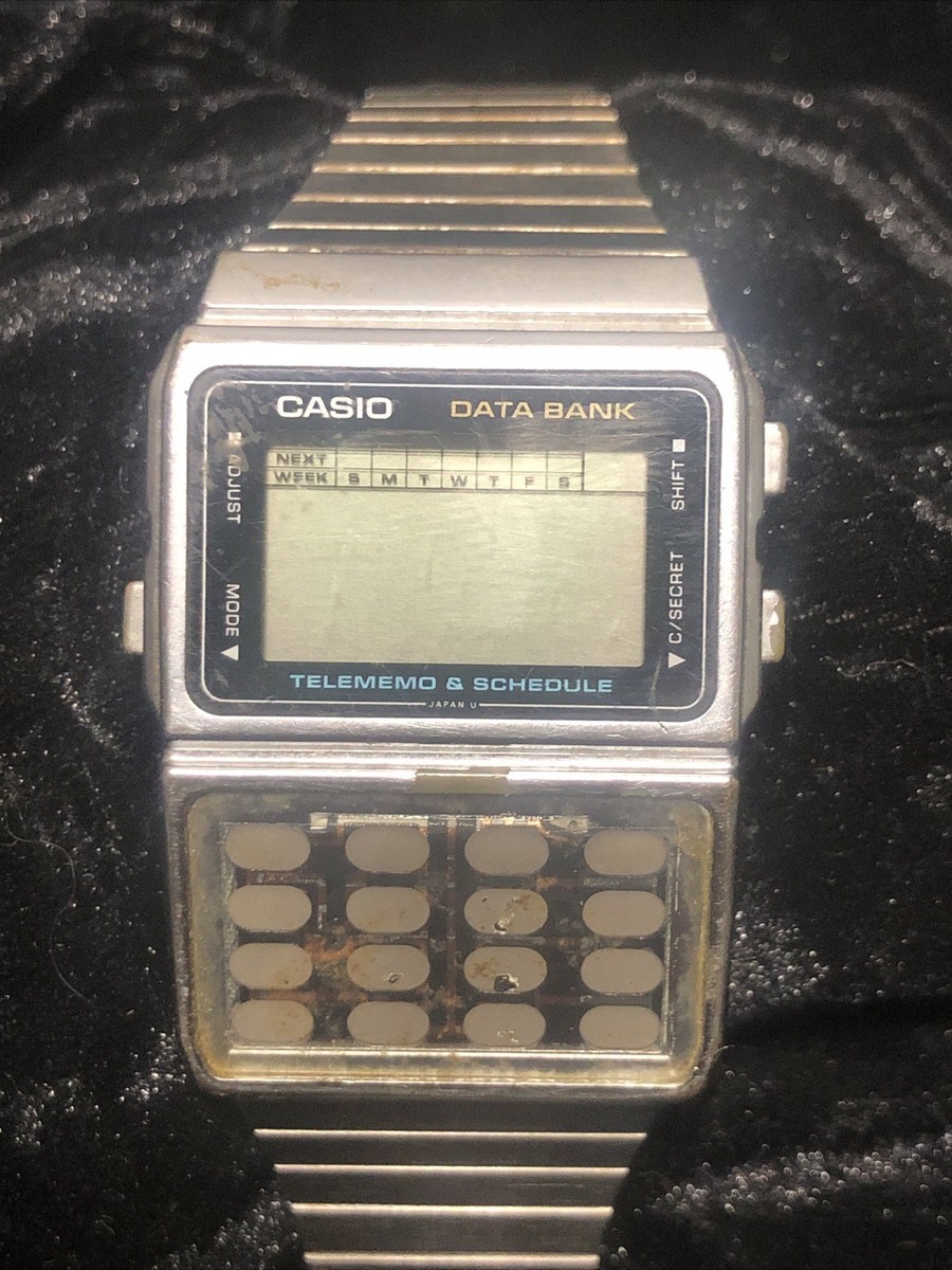 Vintage Casio DBC-610 Data Bank Telememo & Schedule Quartz Digital