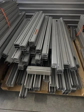 Flexlink Aluminum Cable Duct w/Cover Per Ft, make offer on all, Fittings Avail