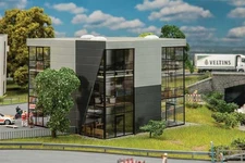 Faller 130156 HO Scale Office Building -- Kit - 6 x 6 x 4-13/16" 15.3 x 15.3 x