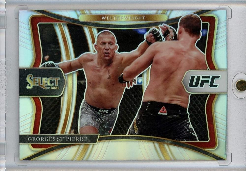 2021 Panini Select Ufc Georges St-Pierre Silver 14