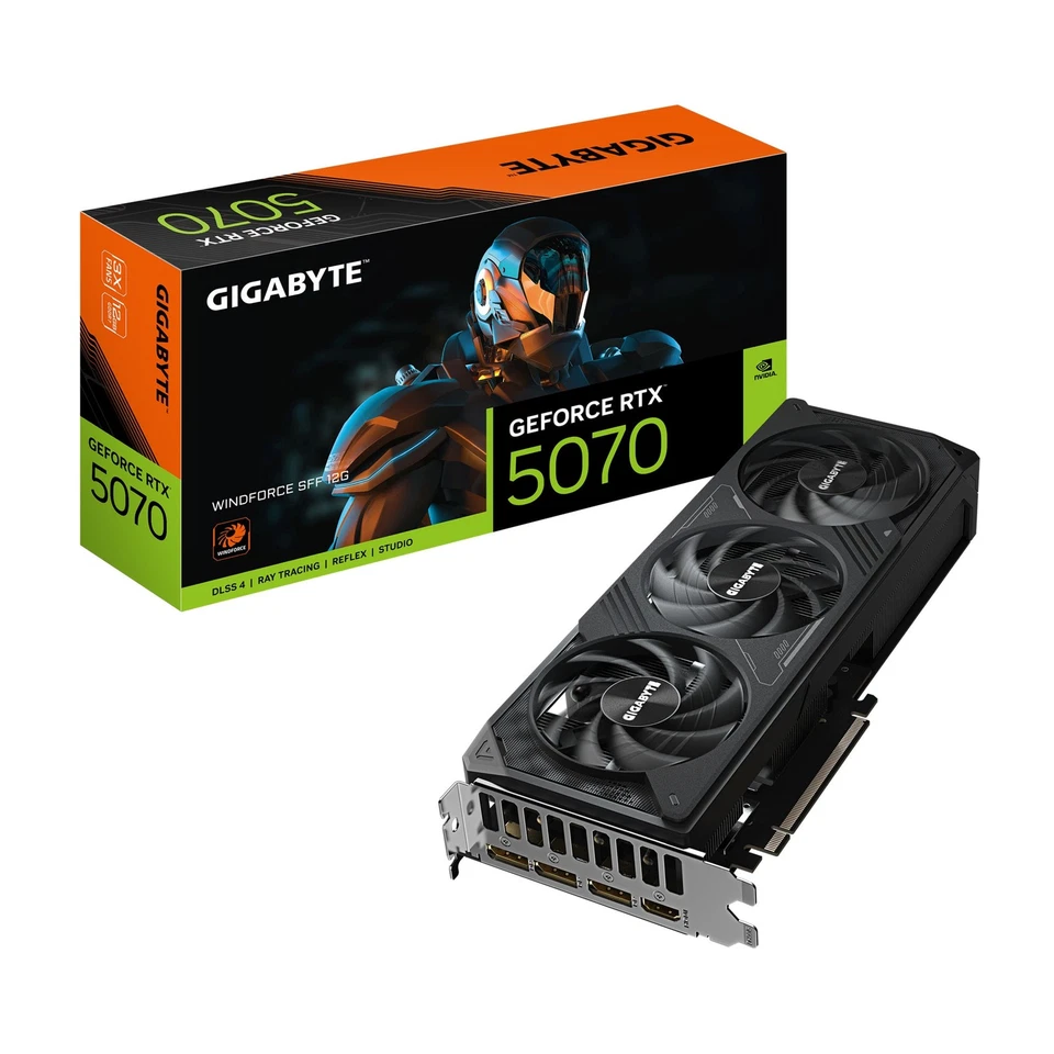 GIGABYTE GeForce RTX 5070 WINDFORCE SFF 12G Grafikkarte HDMI/DP