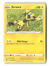 Zeraora 052/159 Rare Crown Zenith Pokemon Near Mint