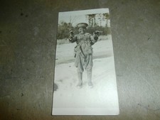 Vtg Photo 620th Aero Squadron VA African American Boy Mascot Kelly Bagget w Guns