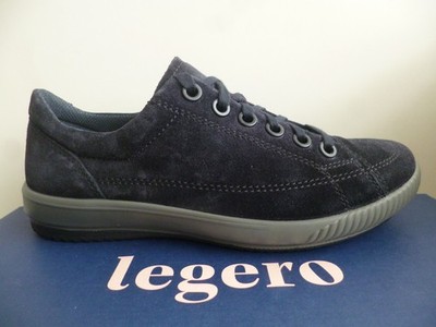 Legero Sneakers Halbschuhe Schnürschuhe Sportschuhe Schuhe Leder blau 0800820