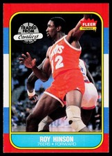 Roy Hinson, 1986-87 Fleer, #46, Philadelphia 76ers,
