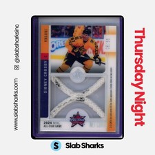 2024 UPPER DECK SP GAME USED #ASN-SC SIDNEY CROSBY ALL-STAR NET CORD RELICS /35