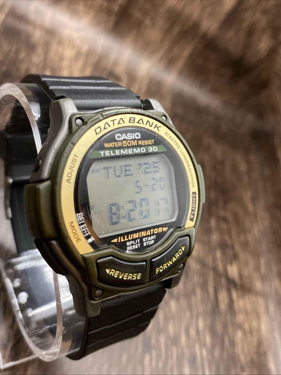 Casio Databank Men's Gray Watch - DB34H for sale online | eBay