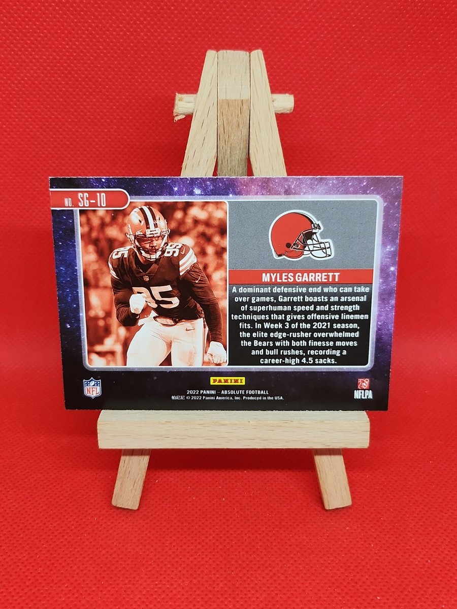 2022 Panini Absolute Star Gazing Myles Garrett #SG-10 Cleveland