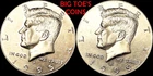 1995 P&D  KENNEDY HALF DOLLARS, VERY BEAUTIFUL COINS, FAST SHIPPING