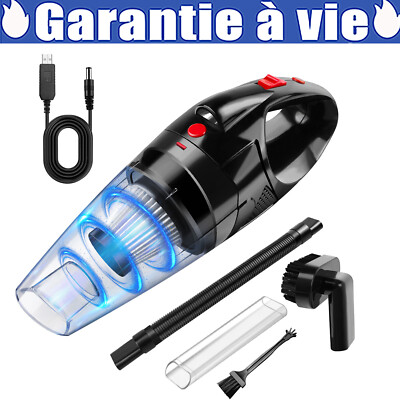 Aspirateur à main sans fil 380W Petit Mini Portable Voiture Auto