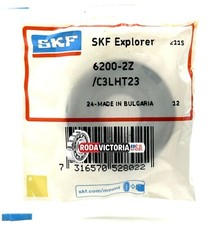 SKF 6200 ZZ/C3 LHT23 DEEP GROOVE BALL BEARING, METAL SHIELDED 10x30x9mm