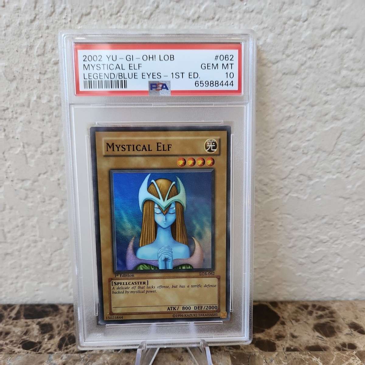 遊戯王　ホーリーエルフ　英語　MYSTICAL ELF 1st PSA10 m11757416834_1.jpg?1709816615