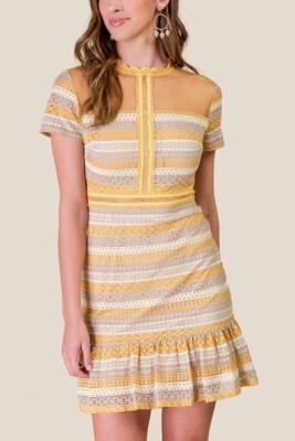 NWT - Francesca s Molly Lace Sheath Dress - Size S