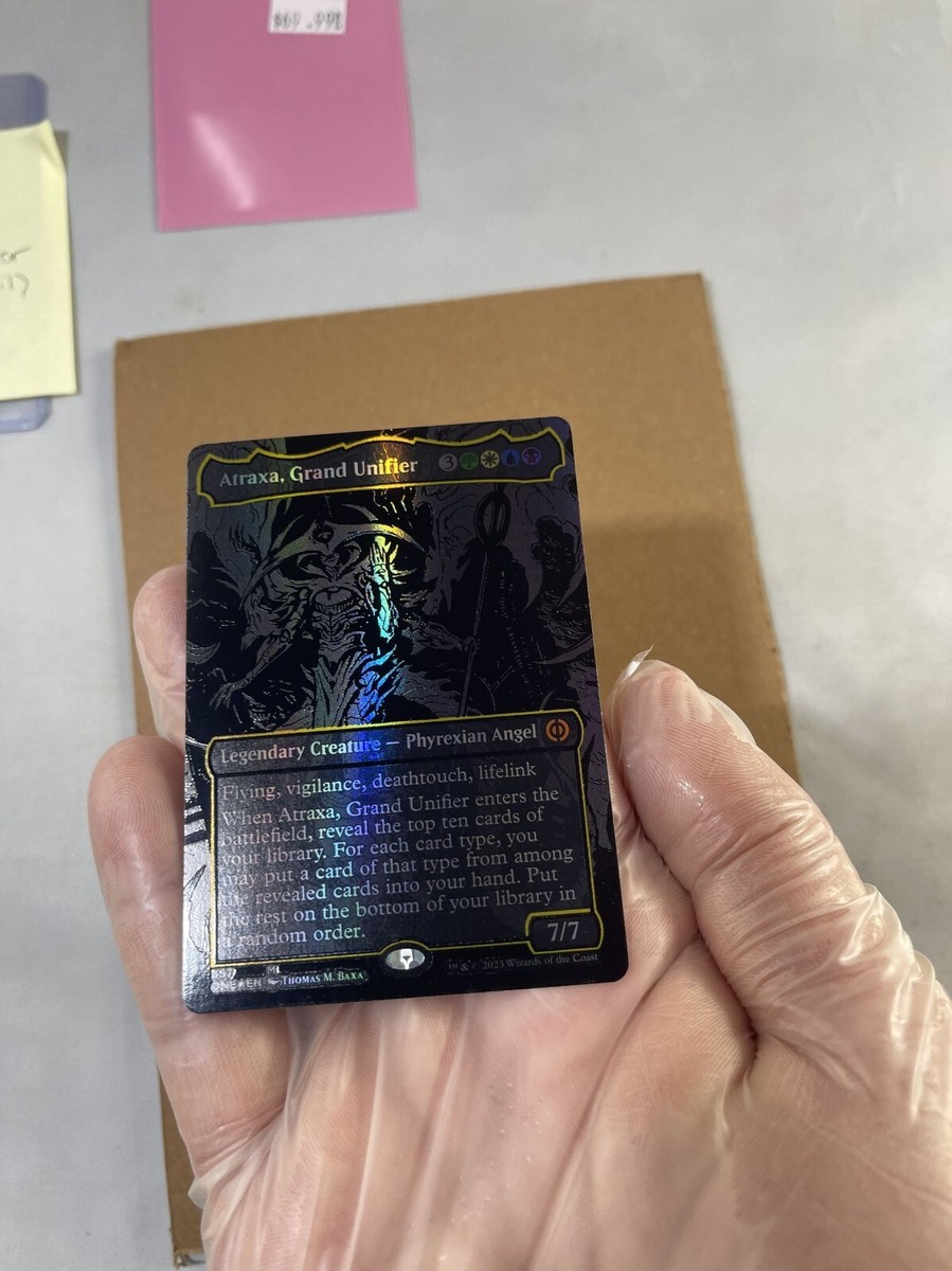 アトラクサ オイルスリックfoil Atraxa, Grand Unifier オイルスリック・Foil】(357)《偉大なる統一者、アトラクサ