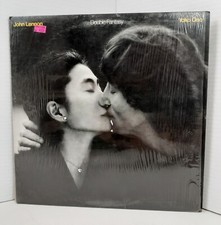 John Lennon & Yoko Ono Double Fantasy 1980 LP Vinyl Record GHS 2001 Geffen 424