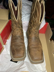 justin men's stampede tan waterproof work boots