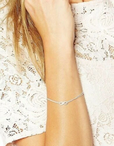 Dogeared Sterling Silver Infinite Love Bracelet Perfect valentine's day gift - Image 4 of 4