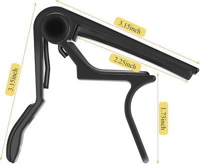 Guitar Capo Trigger Quick Change Aluminum Alloy for 6-String Electric Acoustic