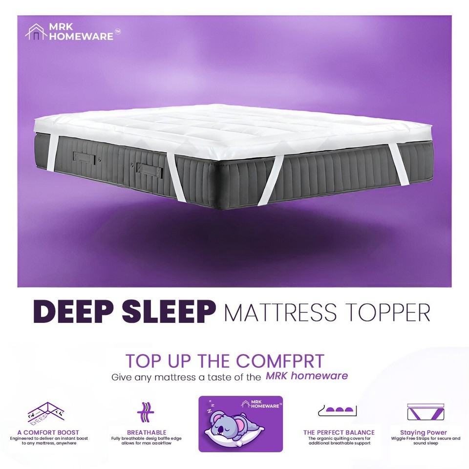 Hotel Quality Mattress Topper 4 Inch Deep All Sizes Single Double King Hotel Quality Mattress Topper 4 Inch Deep All Sizes Single Double King