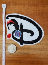 Disney D Snow White Iron on Patch approx 3.5"-4"