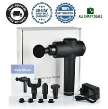 Pistola De Masaje Muscular Profesional Terapeutica Recargable Con Pantalla