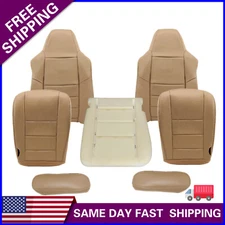 2003-2007 For Ford F250 F350 Replacement Both Side Bottom Top Seat Cover Tan