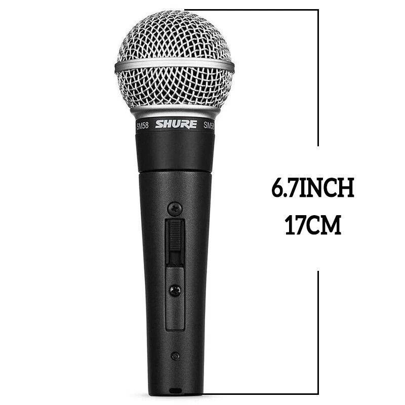 SHURE/SM58S DYNAMISCHES GESANGSMIKROFON MIT AN-/AUSSCHALTER Schwarz - Bild 2 von 4