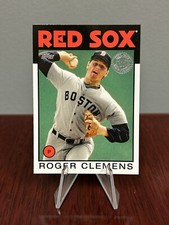 2021 Topps Series 1 1986 35th Anniversary Roger Clemens #86B-40 Boston Red Sox