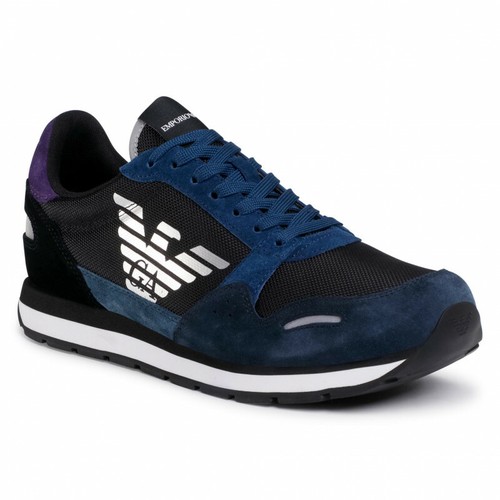 EMPORIO ARMANI - Sneakers Scarpe Uomo Emporio Armani In Pelle X4X264 XM986  EUR 239,00 - PicClick IT